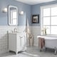 preview thumbnail 18 of 22, Queen 24" Quartz Carrara Bathroom Vanity With Faucet