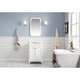 preview thumbnail 13 of 22, Queen 24" Quartz Carrara Bathroom Vanity With Faucet