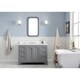48 Inch Wide Single Sink Quartz Carrara Bathroom Vanity With Matching ...