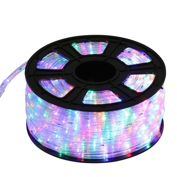 Kinbor 150FT 2 Wire LED Rope Light Home Indoor/Outdoor Christmas Decorative Lighting Home Party Restaurant Decor
