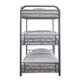 preview thumbnail 2 of 2, ACME Cairo Triple Twin Bunk Bed in Silver