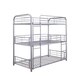 preview thumbnail 4 of 2, ACME Cairo Triple Twin Bunk Bed in Silver