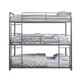 preview thumbnail 3 of 2, ACME Cairo Triple Twin Bunk Bed in Silver