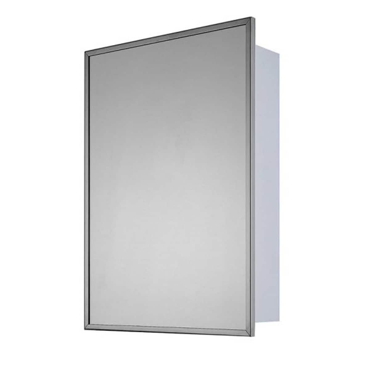 Shop Ketcham Cabinets Recessed Mounted Stainless Steel Single Door