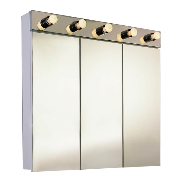 Shop Ketcham Cabinets Tri View Surface Mounted Steel ...