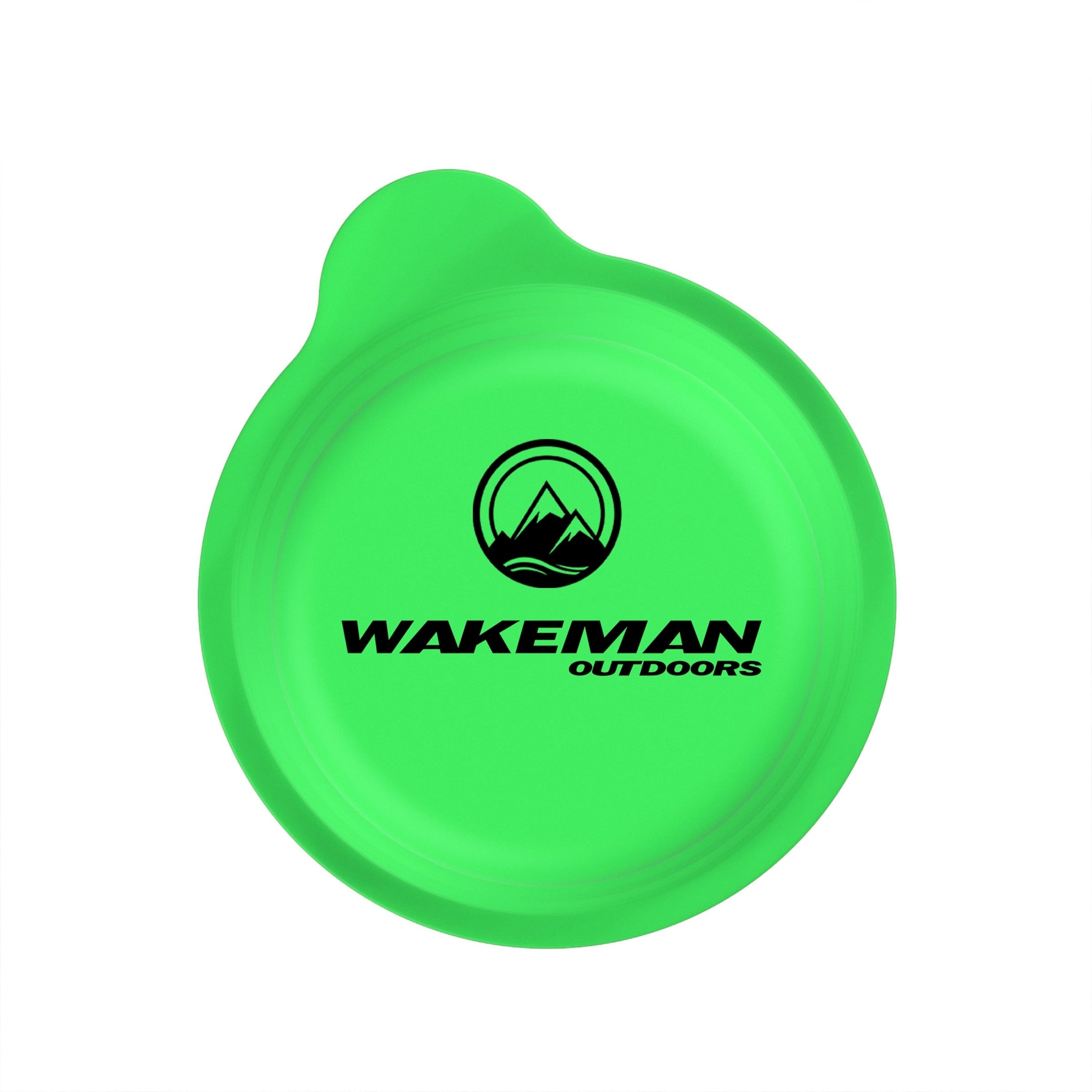 Collapsible Bowls with Lids- BPA Free Silicone, Reusable Hot or Cold Food  Bowl for Camping, Travel, Hiking, More by Wakeman Outdoors (2 Pack, Red) 