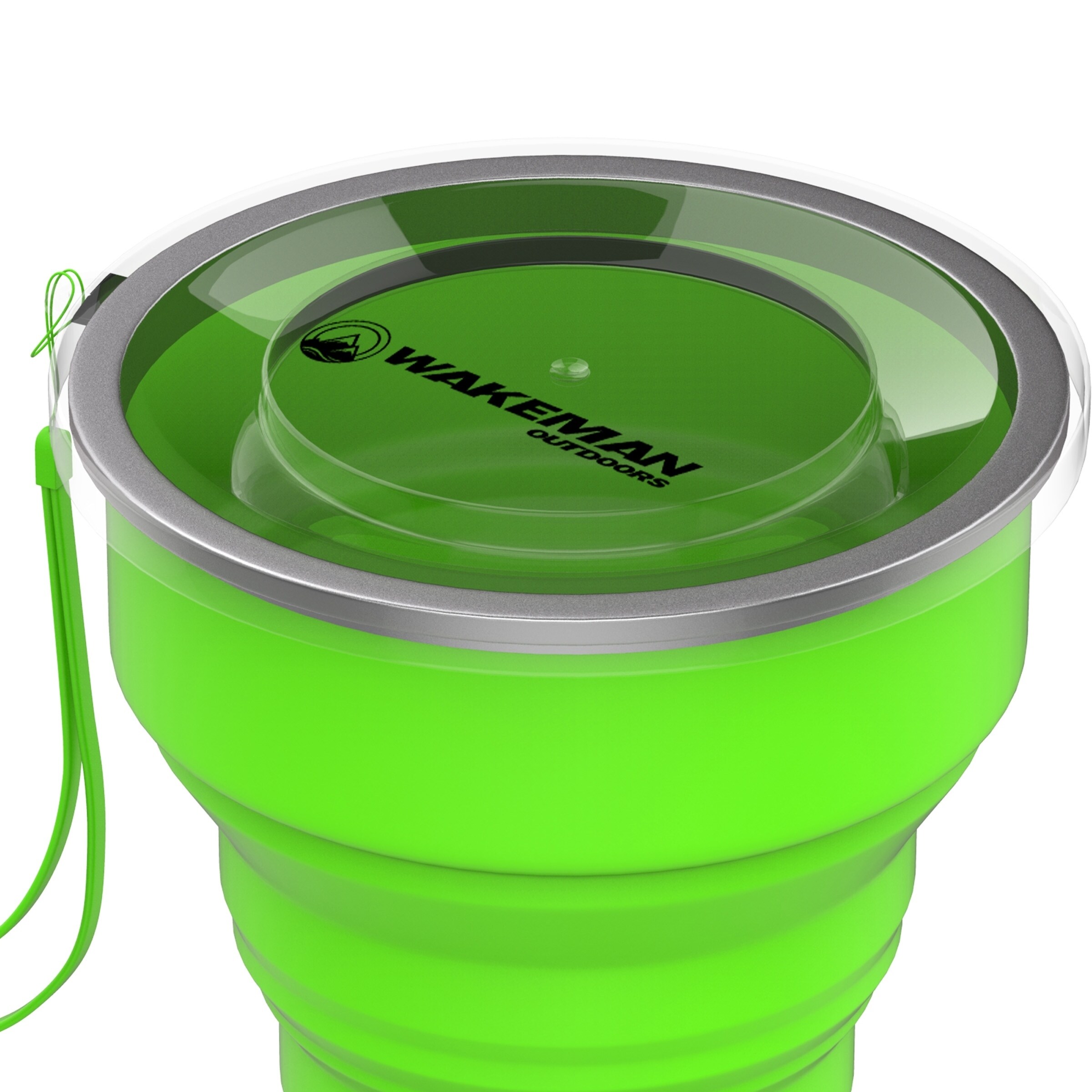 Collapsible Bowls with Lids - BPA Free Silicone, Reusable Food Bowl for  Camping, Travel, Hiking by Wakeman Outdoors - On Sale - Bed Bath & Beyond -  24299676