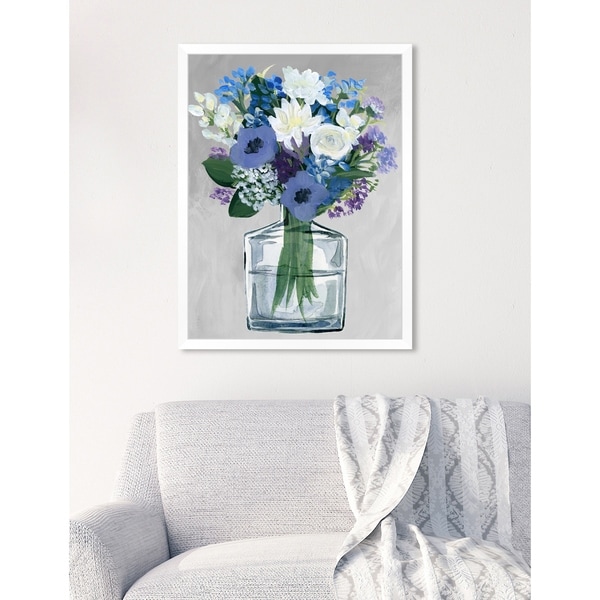 Shop Oliver Gal 'Lavender Dream' Contemporary Blue Floral