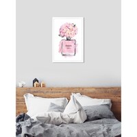 Oliver Gal 'French Vase' Fashion Pink Framed Wall Art Print - Bed Bath ...