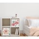 preview thumbnail 3 of 1, Sweet Jojo Designs Peach and Green Watercolor Floral Collection Storage Bins (Set of 2)