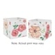 preview thumbnail 2 of 1, Sweet Jojo Designs Peach and Green Watercolor Floral Collection Storage Bins (Set of 2)