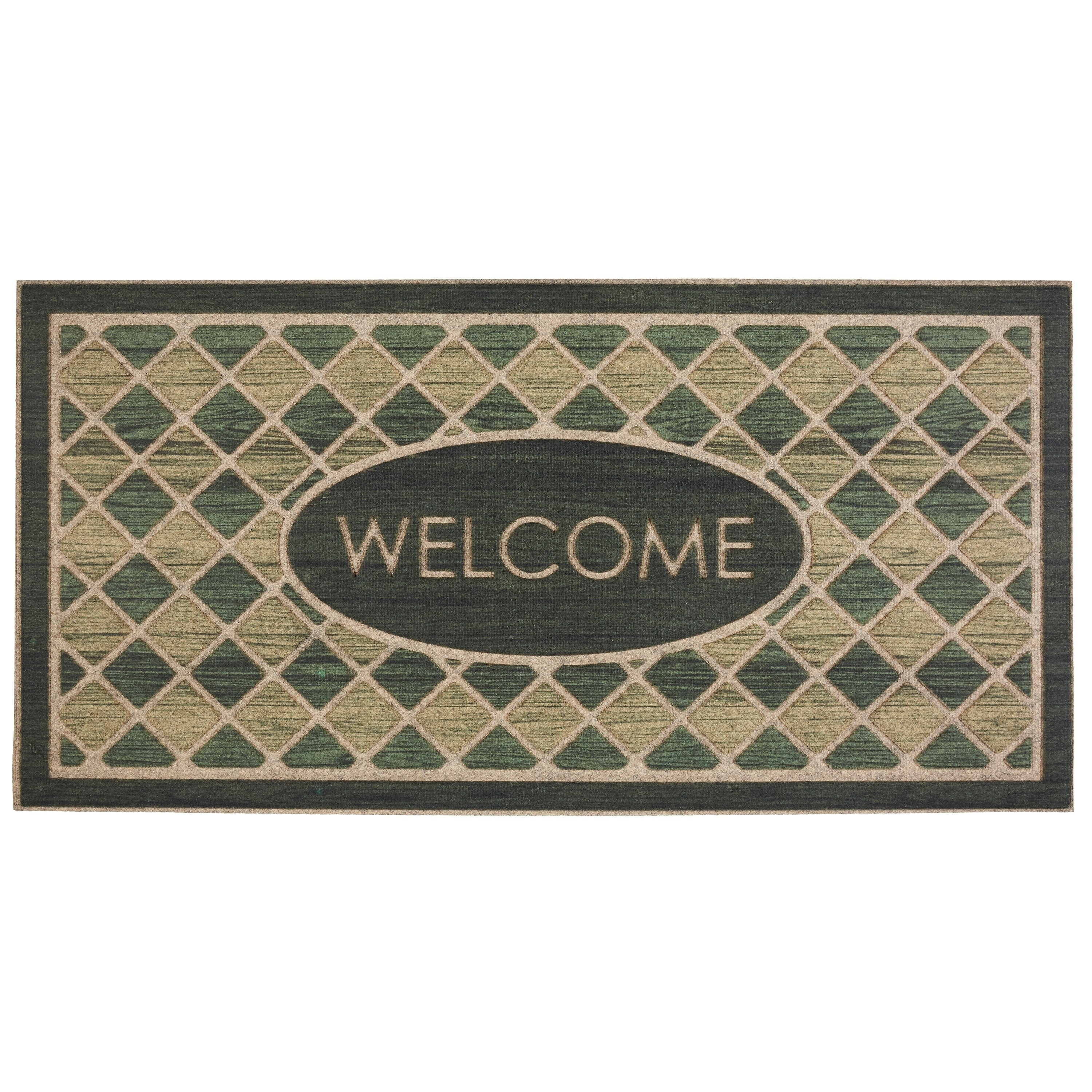 Shop Mohawk Ornamental Woodgrain Hunter Entry Mat 2 X4 2 X 4