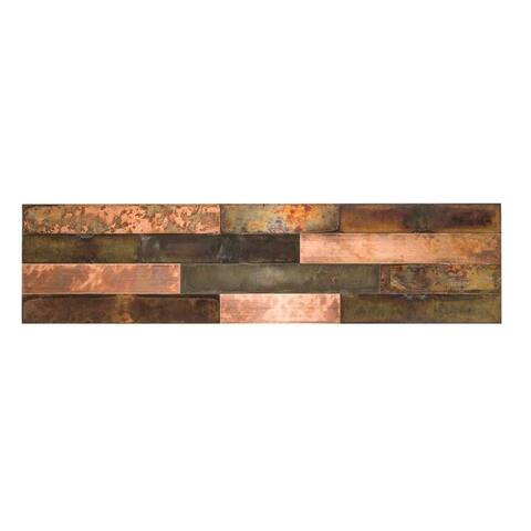 Aspect Metal Bronze Relic Distressed Peel & Stick Panel