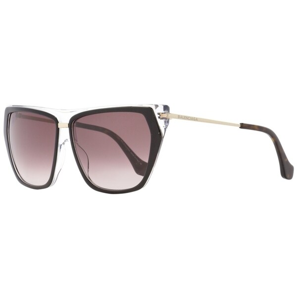 Mm Sunglasses Blackcleargold Ba105 Balenciaga 05t 58 Womens n0vmN8Ow