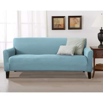 Blue Modern Contemporary Sofa Couch Slipcovers Online At Contemporary Sofa Couch Slipcovers