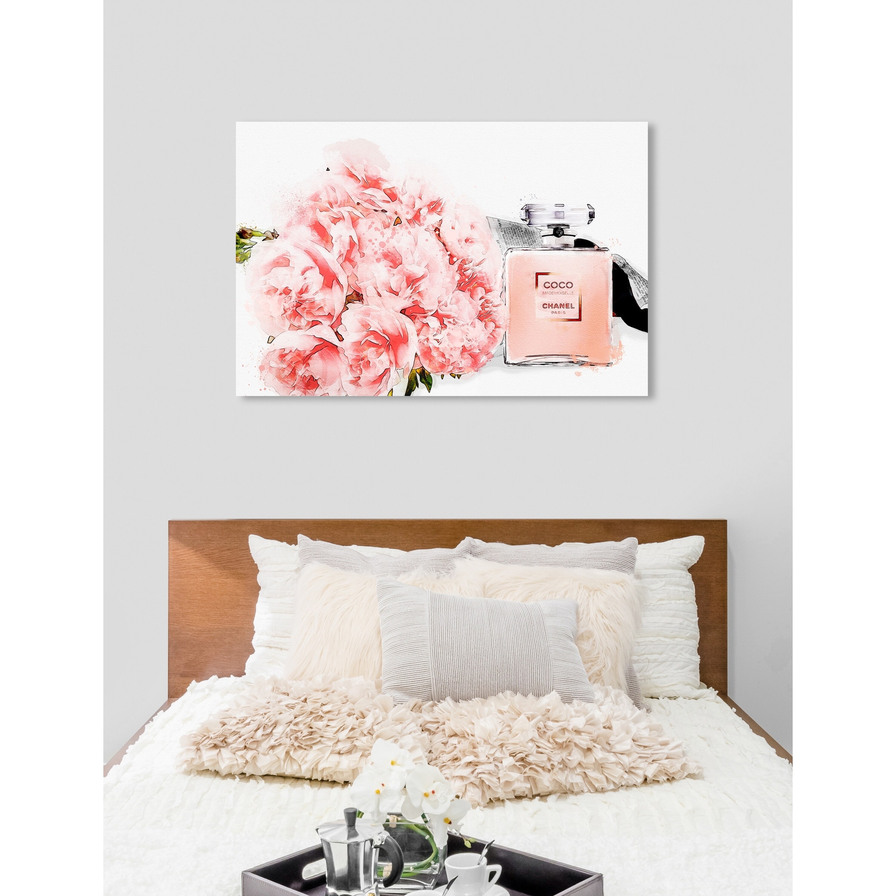 Oliver Gal 'Flowers and Perfume Glam' Fashion and Glam Wall Art