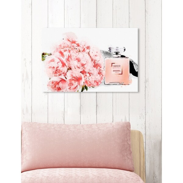 Oliver Gal 'Flowers and Perfume Glam' Fashion and Glam Wall Art