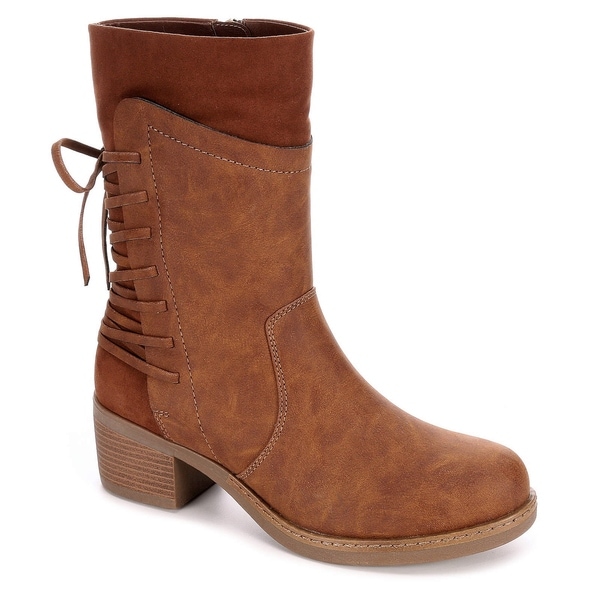 leather mid calf boots sale