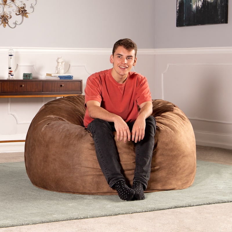 Jaxx 4 Foot Bean Bag Chair For Adults - Wrangler