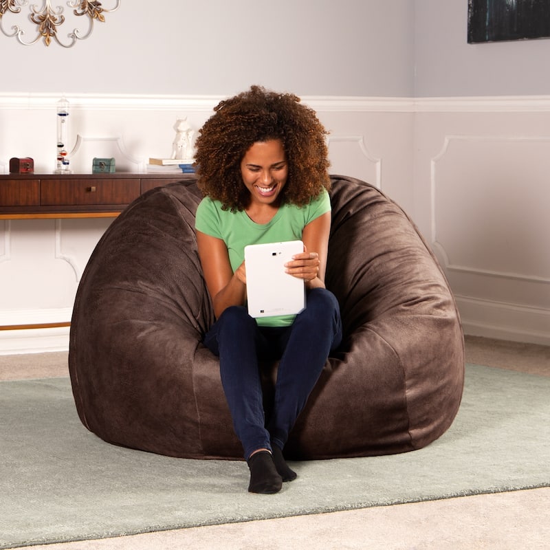 Jaxx 4 Foot Bean Bag Chair For Adults - Wrangler