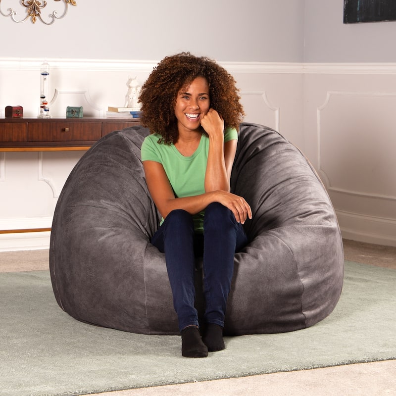 Jaxx 4 Foot Bean Bag Chair For Adults - Wrangler