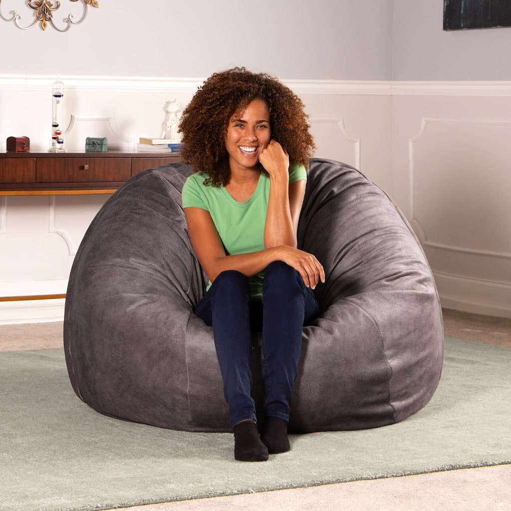 Jaxx 4 Foot Bean Bag Chair For Adults - Wrangler