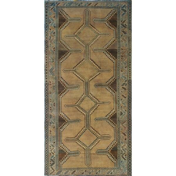 Frontgate Lilith Rug Noori Rug Vintage Distressed Lilith Beige/Brown Runner - 5' x 11' - Bed ...