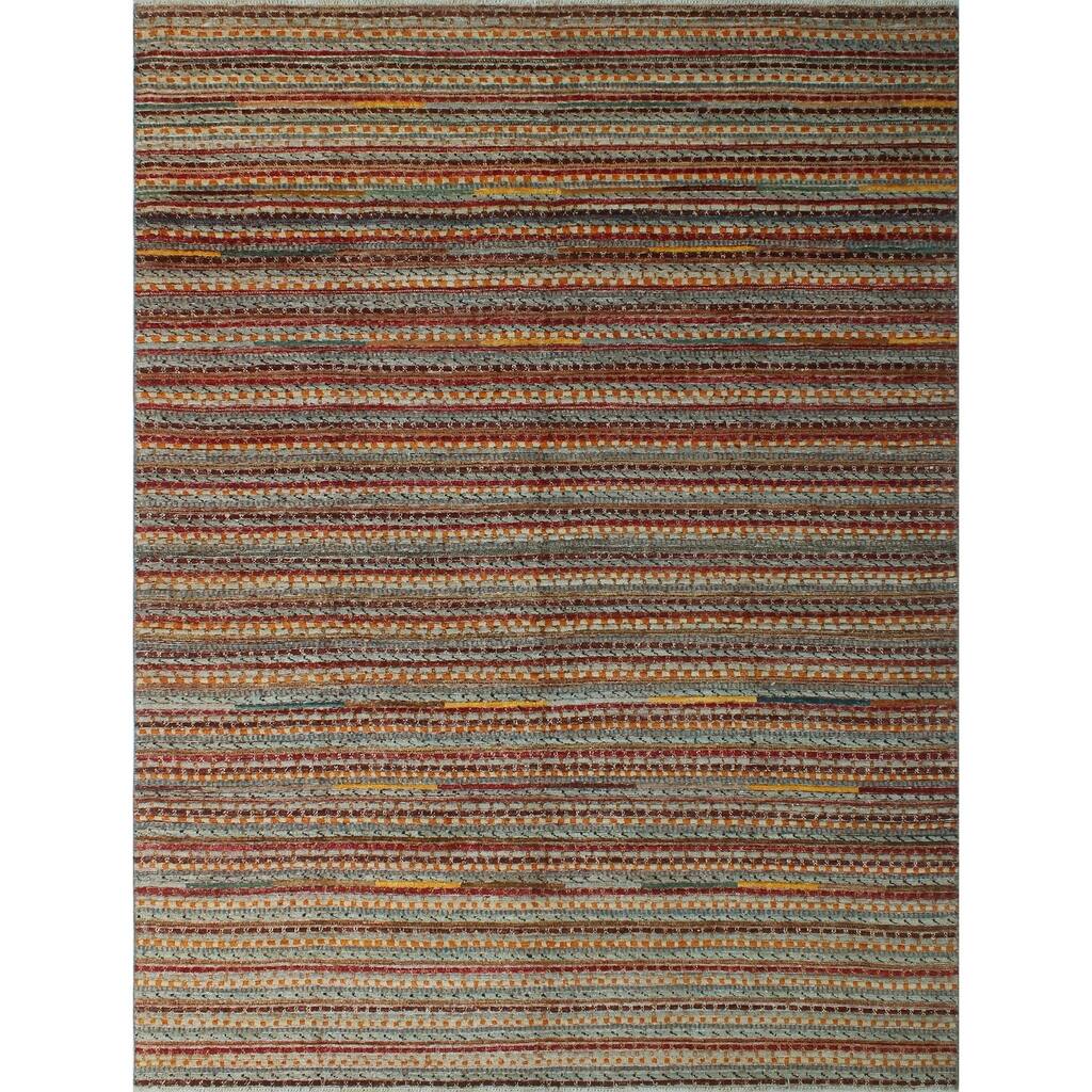 Noori Rug High-Low Alani Red/Orange Rug - 7'9" x 10'5"