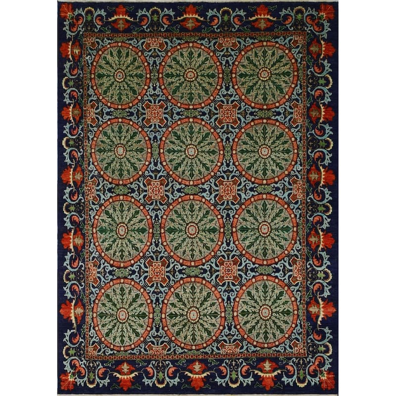 Noori Rug Fine Galaxy Evie Purple/Orange Rug - 8'0