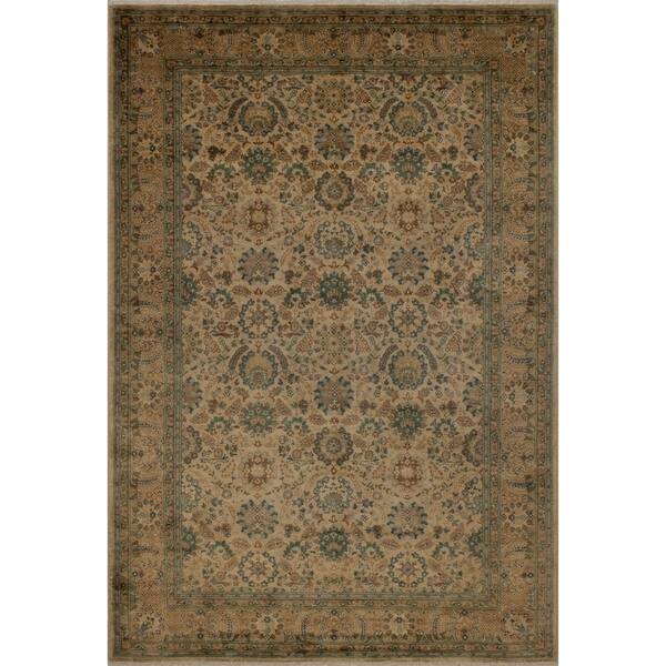 Noori Rug Fine Chobi Blaire Beige/Brown Rug - 9'0