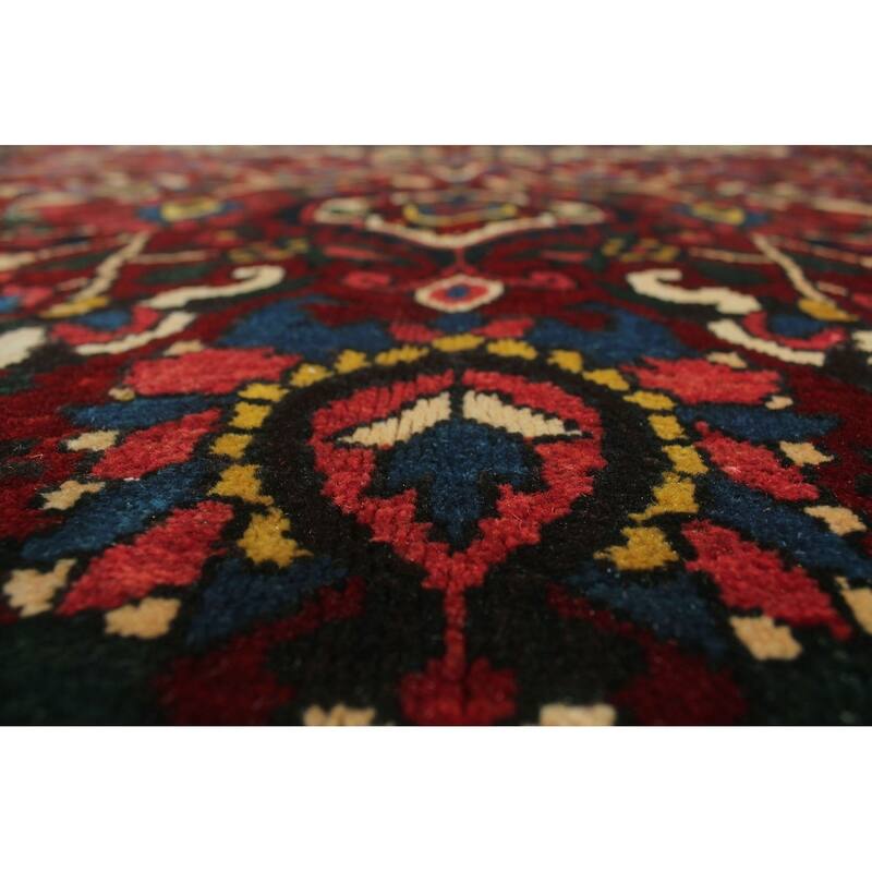 Noori Rug Semi-Antique Distressed Leona Red/Ivory Rug - 5'7" x 8'11"