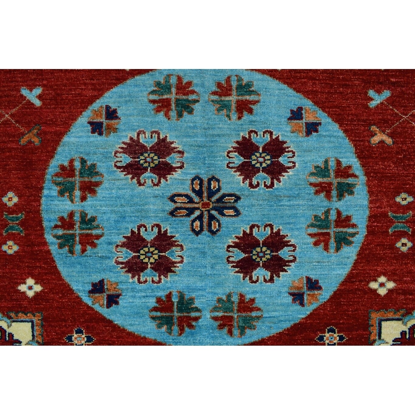 Noori Rug Aria Koushan Area Rug 8'7 x 8'7 Rust/Blue Noori Rug Aria Koushan Area Rug 8'7 x 8'7 Rust/Blue