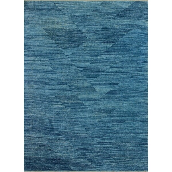 Noori Rug Winchester Kilim Jamael Blue Rug - 4'3" x 6'2"