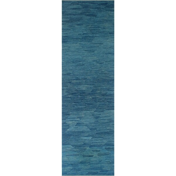 Noori Rug Winchester Kilim Sabih Blue Runner - 3'0" x 10'0"
