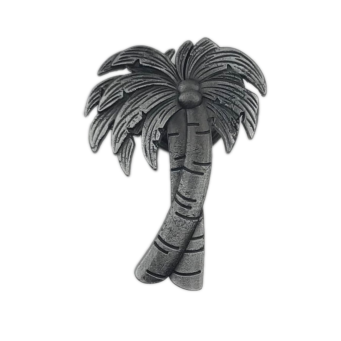 Shop Palm Tree Gray Metal Drawer Cabinet Knob Set Of 6