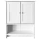 Home Elegant Bathroom Medicine Storage Mounted 2-Door Wall Cabinet - Thumbnail 1
