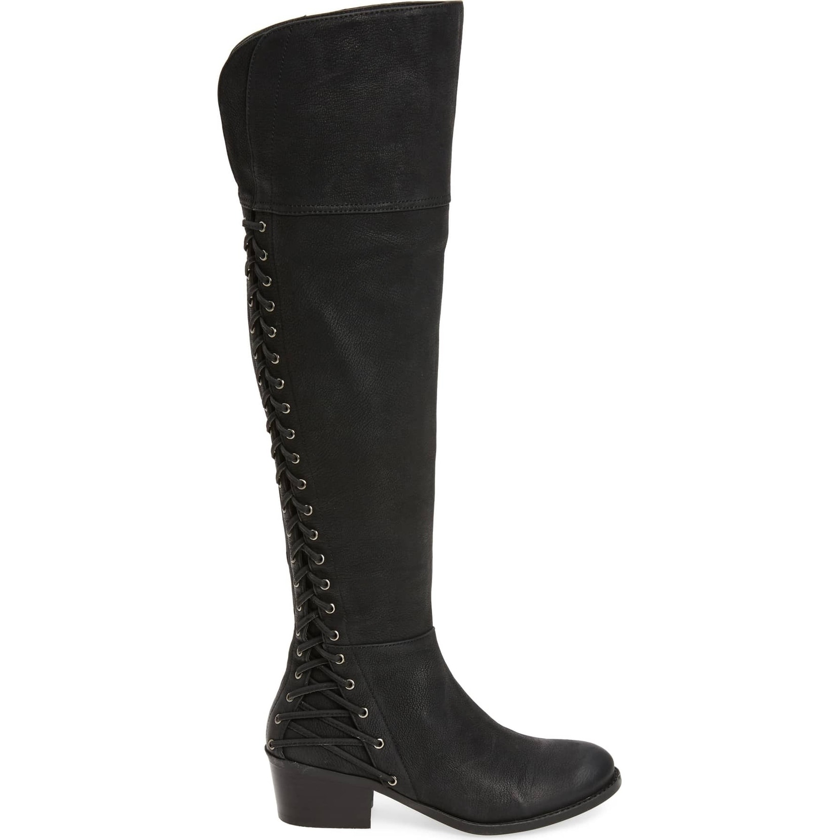 Vince Camuto Bolina Leather Over The Knee Fitted Riding Bestan Boots