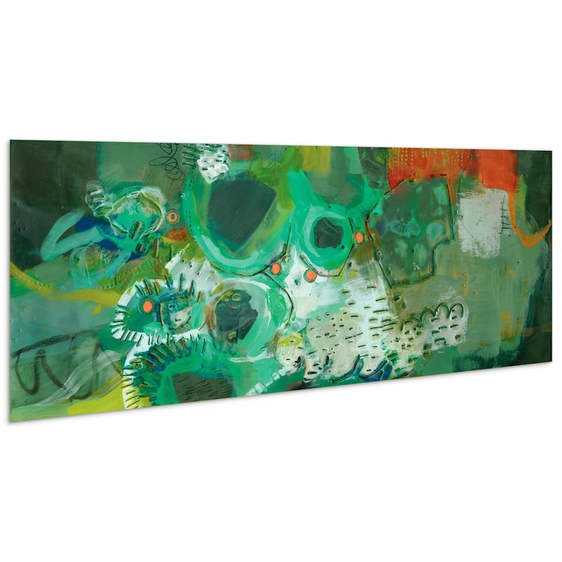 Empire Art"Lolly I" Frameless Tempered Art Glass Wall Art