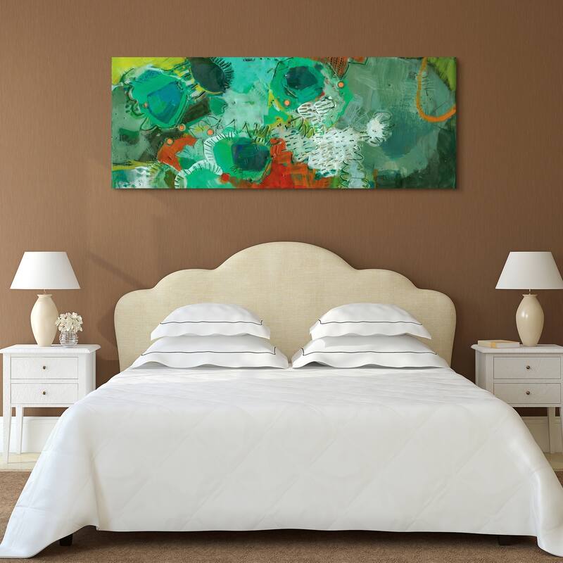 Empire Art"Lolly I" Frameless Tempered Art Glass Wall Art