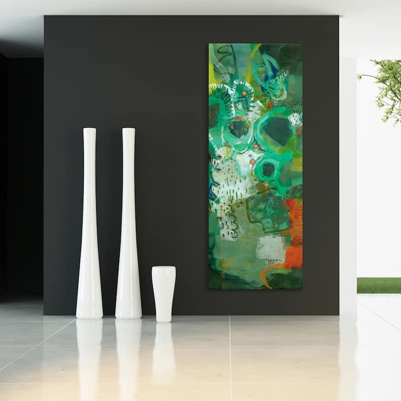 Empire Art"Lolly I" Frameless Tempered Art Glass Wall Art