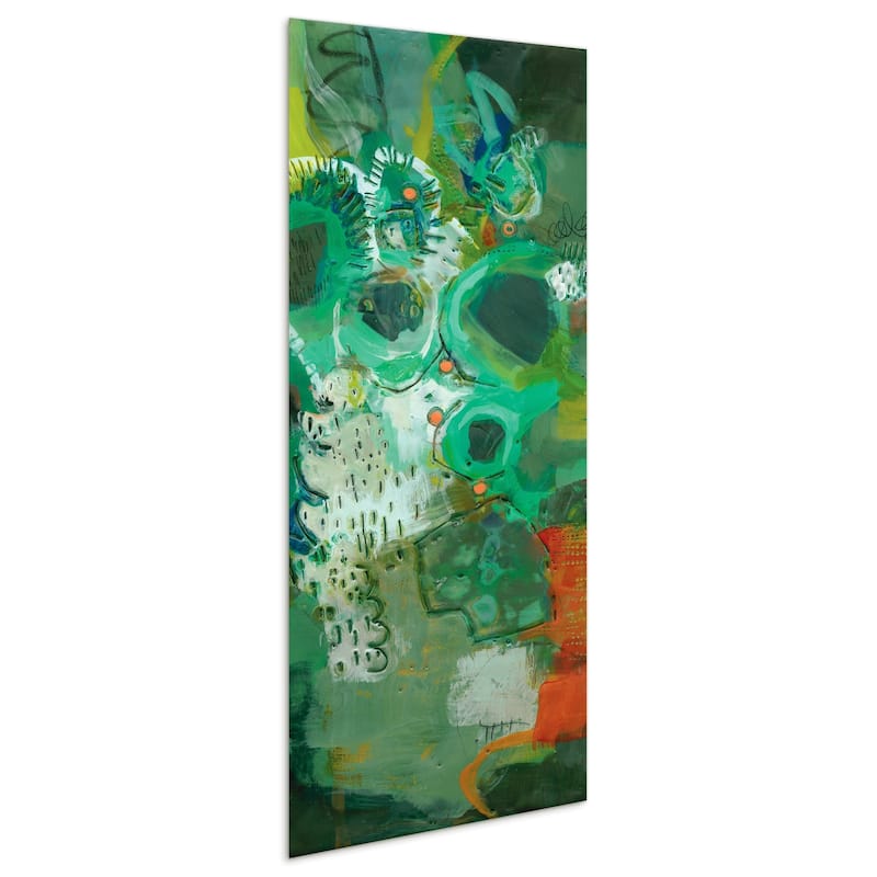 Empire Art"Lolly I" Frameless Tempered Art Glass Wall Art
