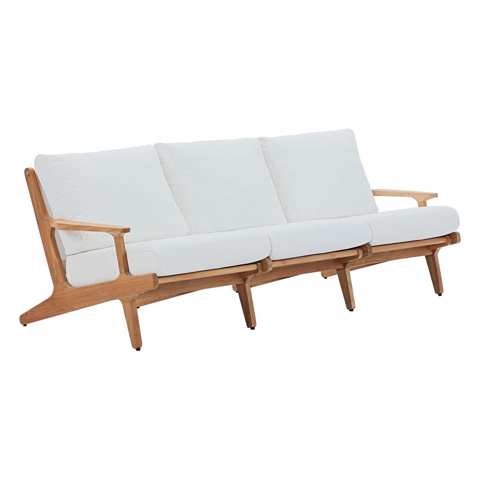 Saratoga Outdoor Patio Premium Grade A Teak Wood Sofa Saratoga Outdoor Patio Premium Grade A Teak Wood Sofa