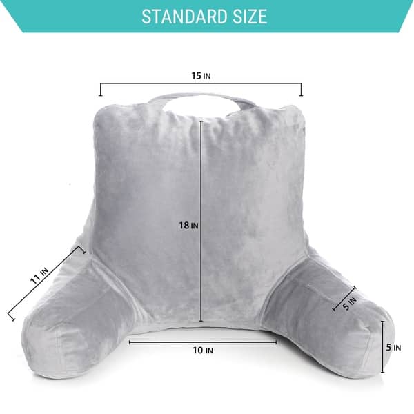 Shop Milliard Reading Pillow With Shredded Memory Foam Great As