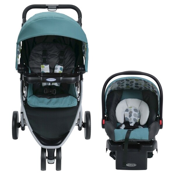 graco teal travel system