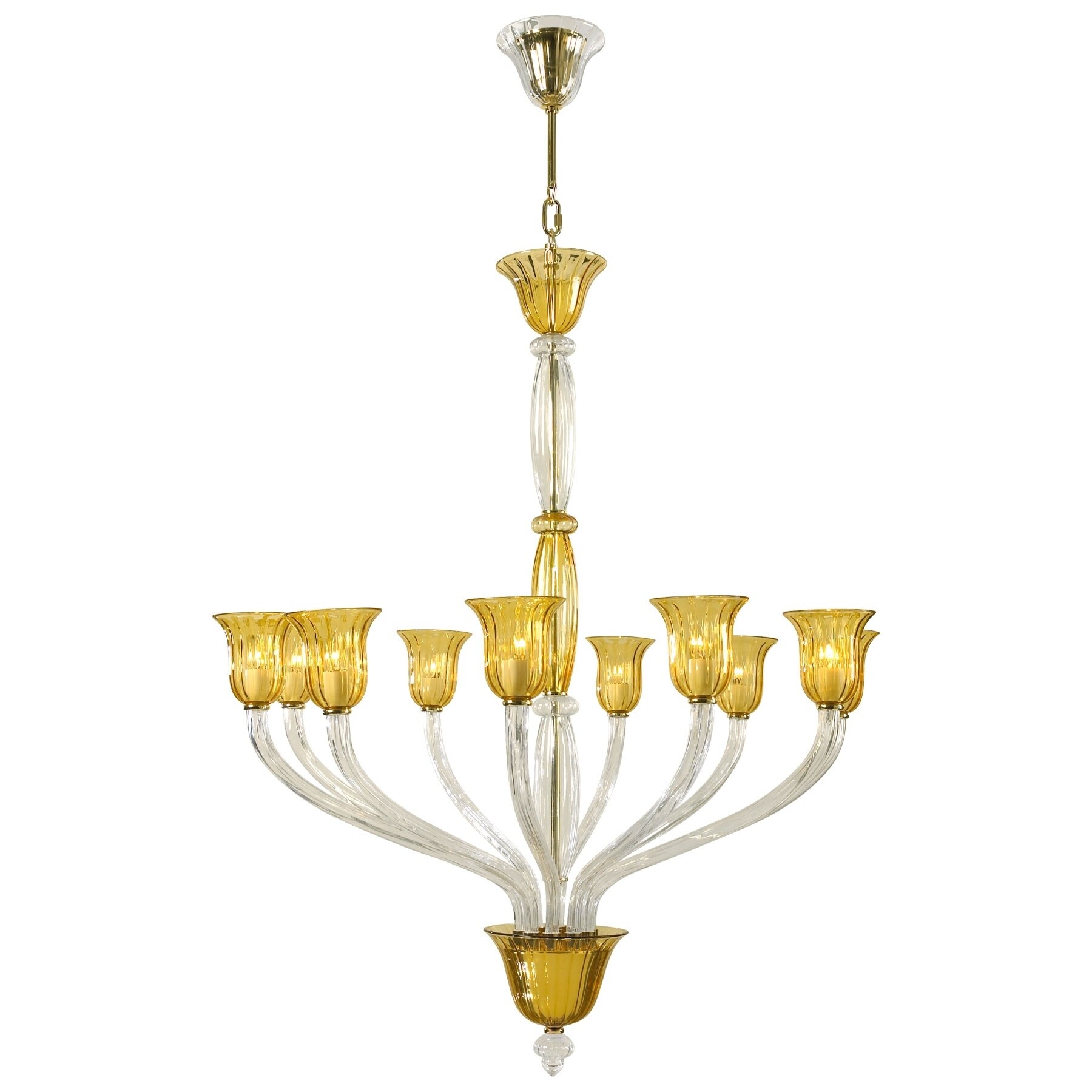 Vetrai 10lt Chandlr-clr - Chandeliers For Bedrooms by Overstock.com