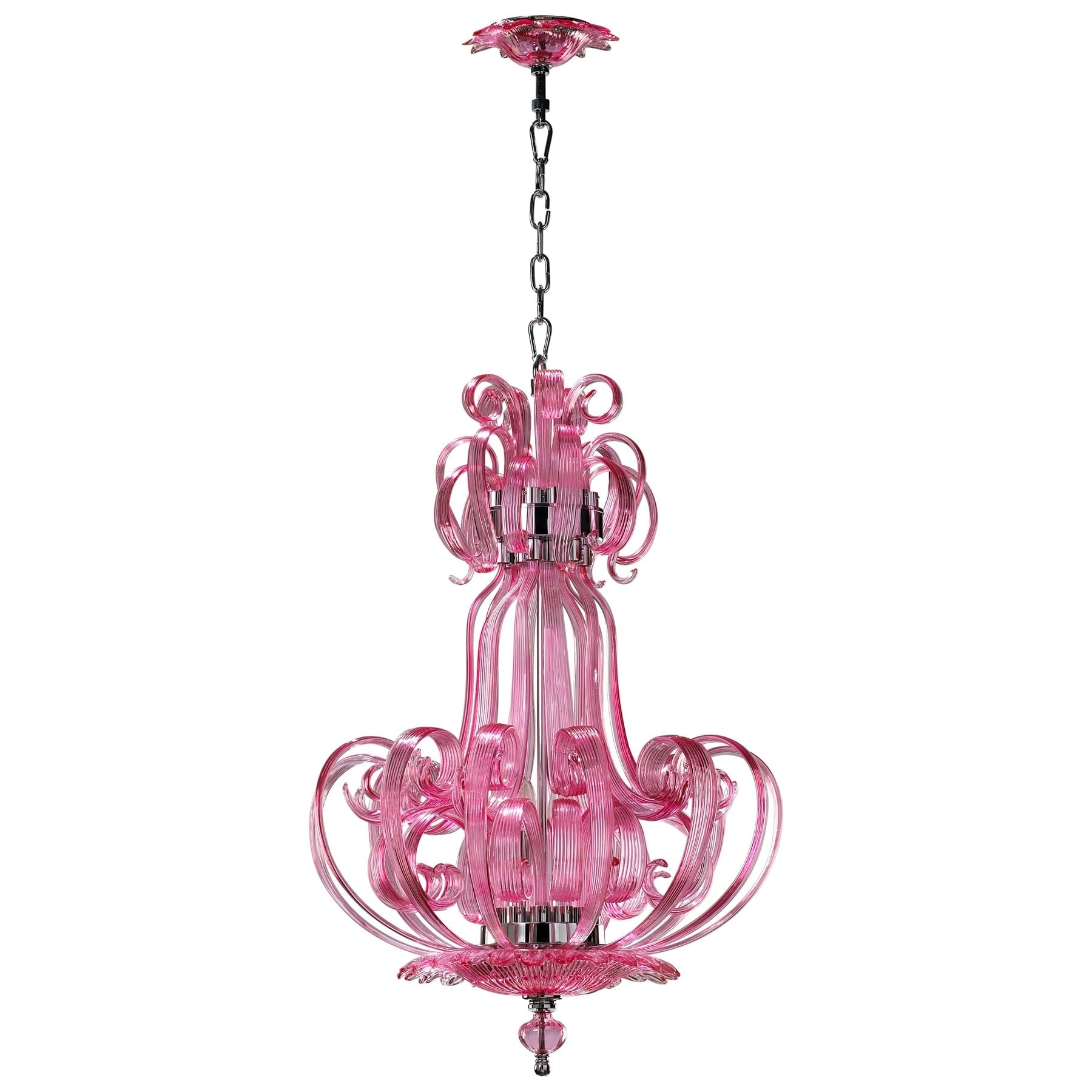 Pink Florence Chandelier - Chandeliers For Bedrooms by Overstock.com
