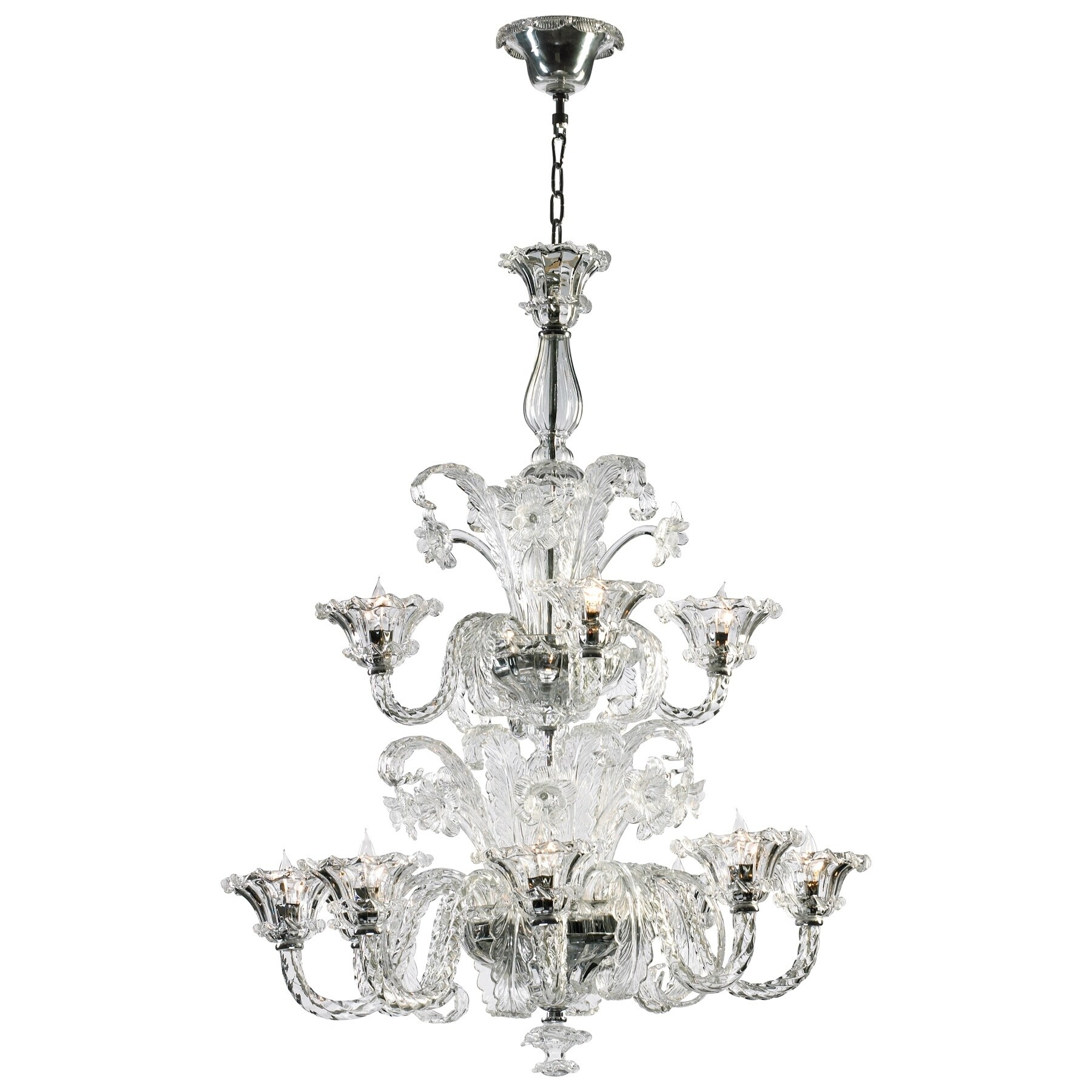 La Scala 12lt Chandlr-clr - Chandeliers For Bedrooms by Overstock.com