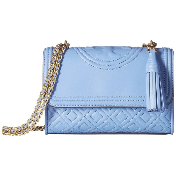 tory burch blue shoulder bag