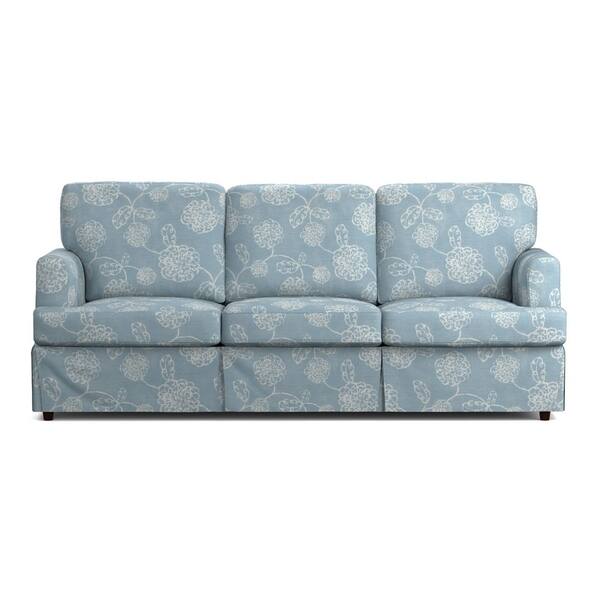 Shop Handy Living Orlando Sofast Blue Floral Slipcover Sofa Shop Handy Living Orlando Sofast Blue Floral Slipcover Sofa