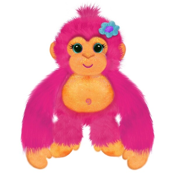 pink monkey plush